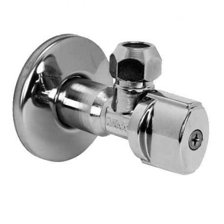Kampinis ventilis išorinis sriegis 1/2" x 3/8" x 10