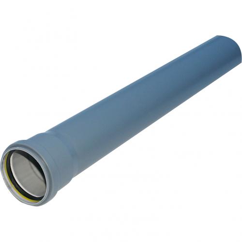 PIPELIFE vidaus kanaliz. PP HT vamzdis 50x250 mm, su mova pilkas (071131)