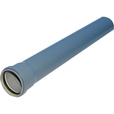PIPELIFE vidaus kanaliz. PP HT vamzdis 50x250 mm, su mova pilkas (071131)